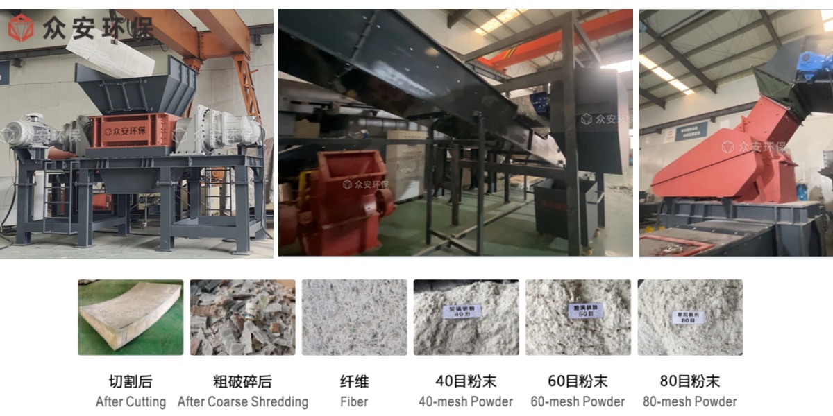 眾安環(huán)保廢棄風(fēng)電葉片處理生產(chǎn)線，為可持續(xù)未來按下“快進(jìn)鍵”